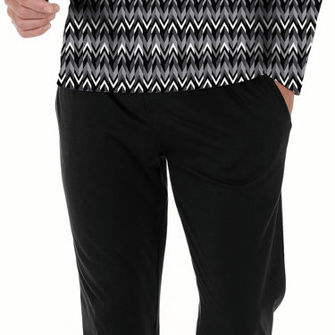 Jerry Long Sleepwear | Black Print 402615-P004